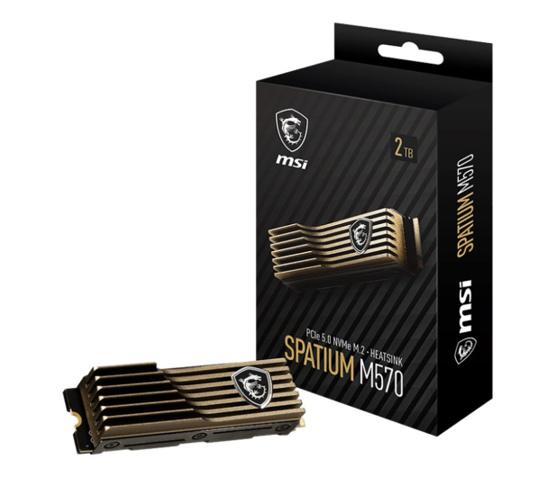 MSI 2TB M.2 PCIe Gen5 NVMe Spatium M570 HS - 1135050 - zdjęcie